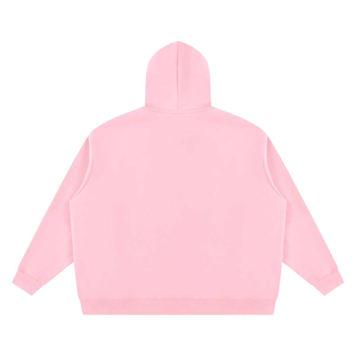 Unisex Oversized Fleece Chunky-Zip Hoodie